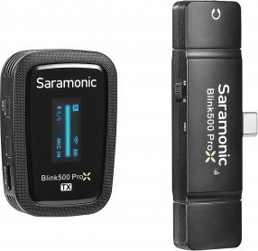 Систем микрофони без кабел Saramonic Blink 500 ProX B5, 2.4GHz, USB C, црн