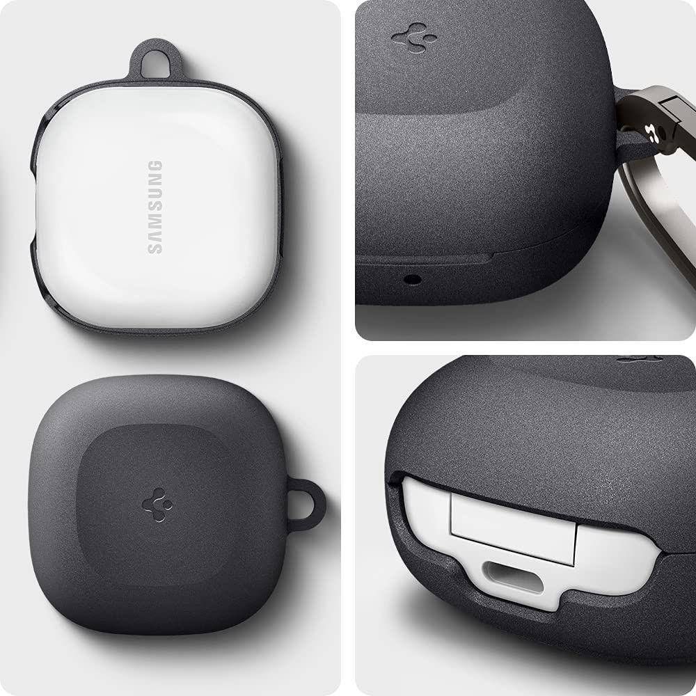 Mbrojtëse Spigen Geo Fit për Samsung Galaxy Buds 2 / Live / Pro, e zezë