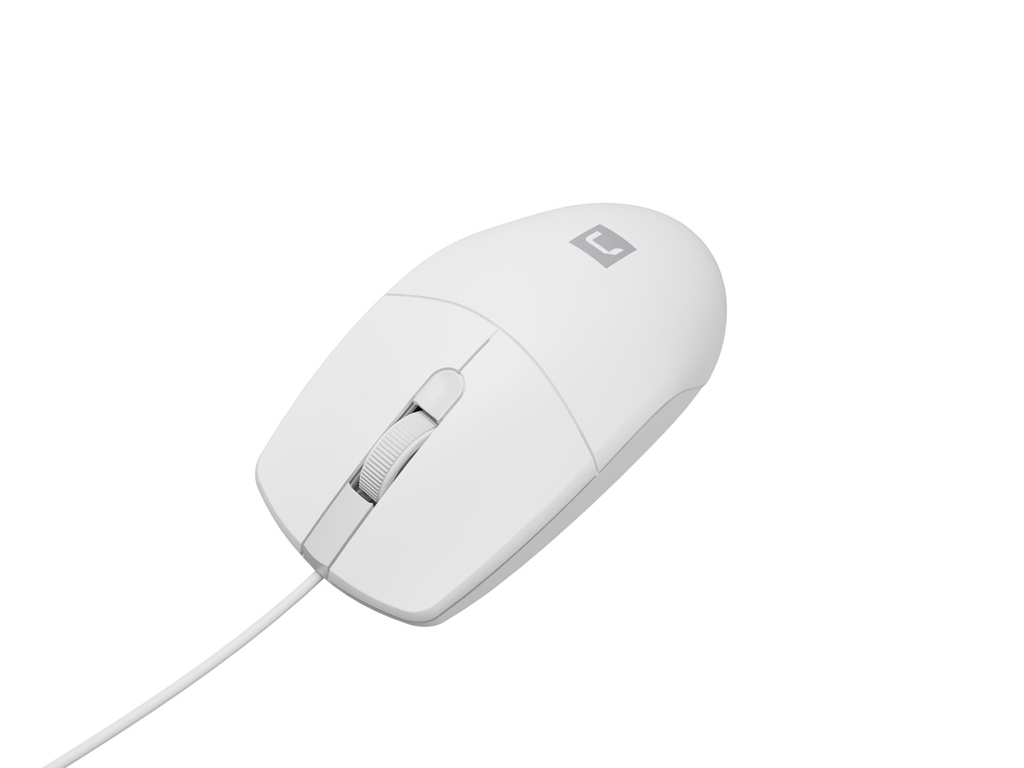 Maus Natec RUFF 2, 1000 DPI, USB 2.0, i bardhë