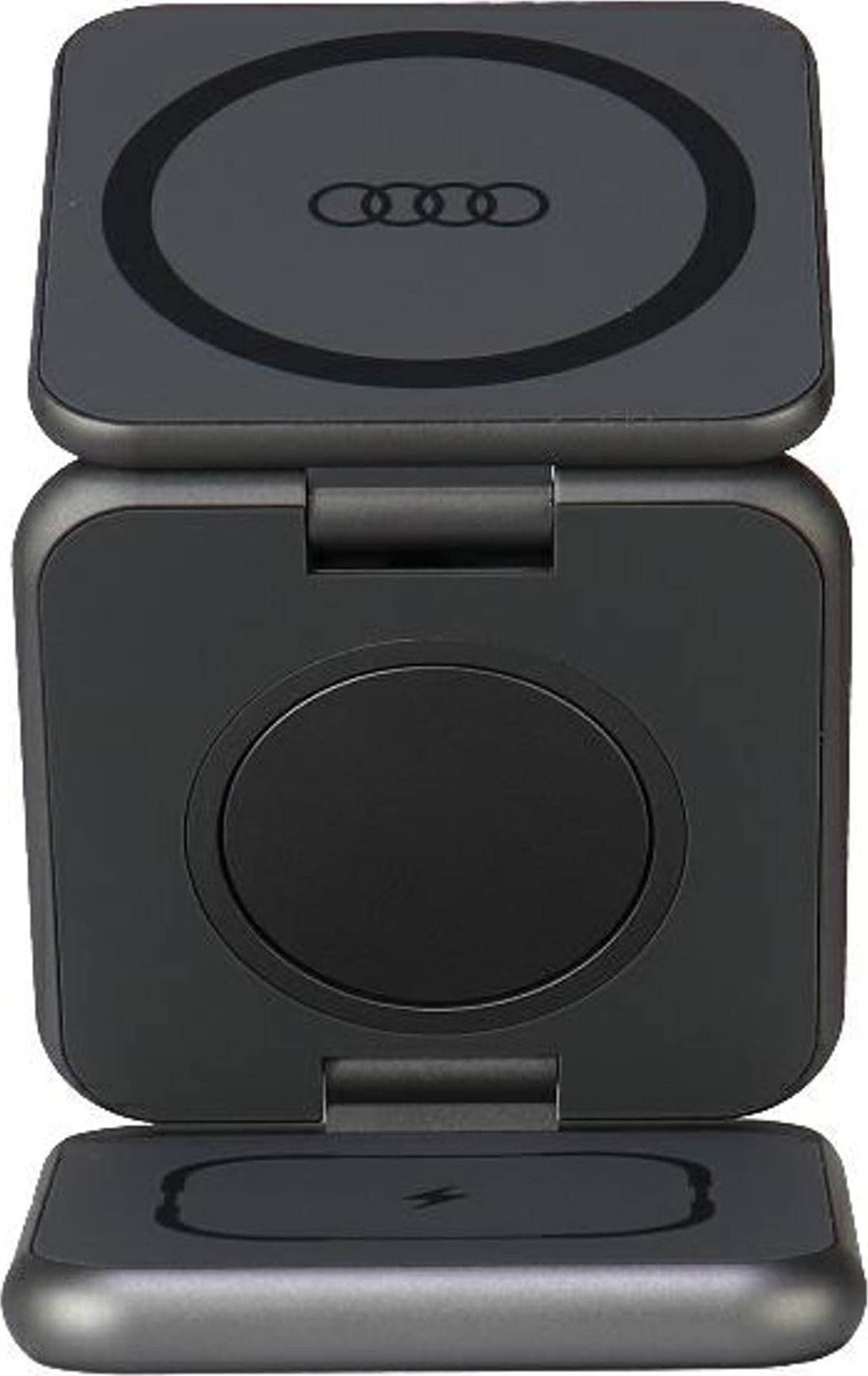Karikues palosës magnetik 3 në 1 Audi, wireless, gri