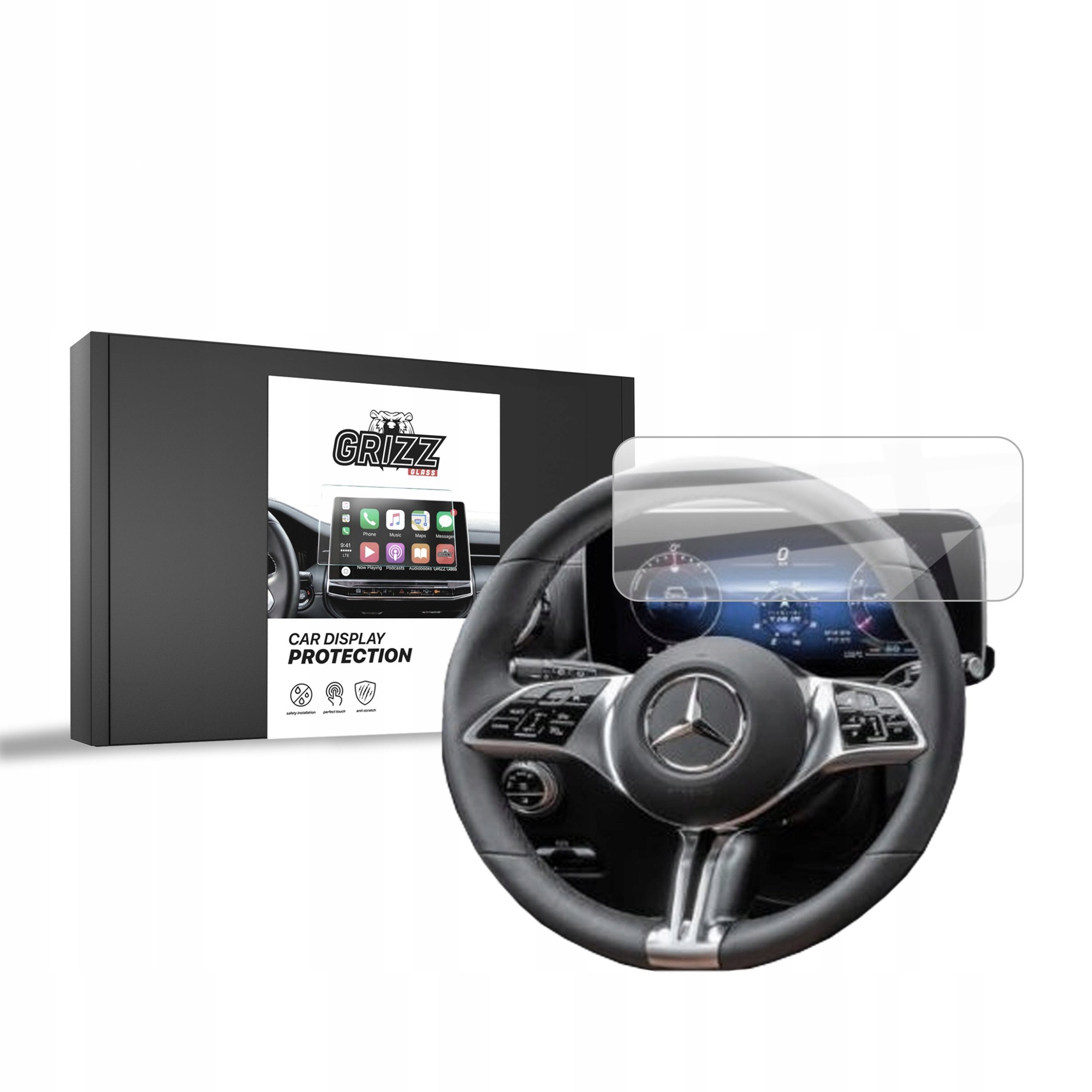 Film keramik ekrani GRIZZ për Mercedes GLC X254 VC 2022 2024, transparent