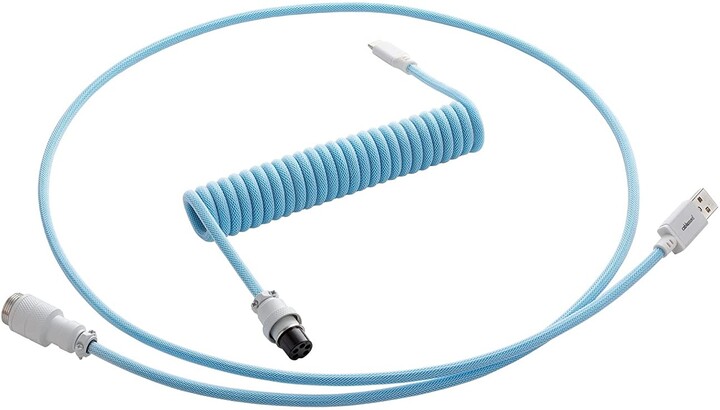 Kabllo spirale CableMod Pro, USB-C/USB-A, 1,5m, Blueberry Cheesecake