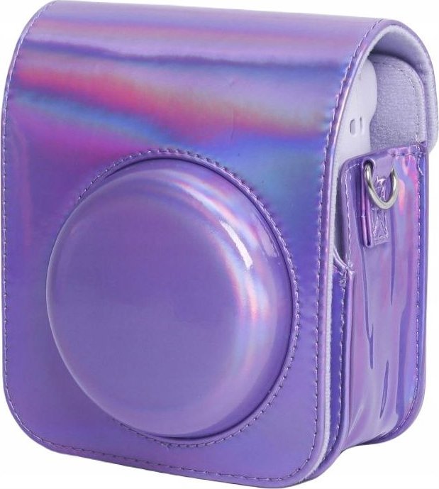 Këllëf aparati LoveInstant për Fujifilm Instax Mini 12, lëkurë eco, me rrip, lejla shkëlqyese