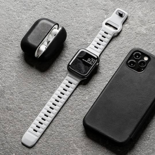 Rrip ore Tech-Protect Iconband Line për Apple Watch 4/5/6/7/SE/8/Ultra 44/45/49mm, TPU, i zi