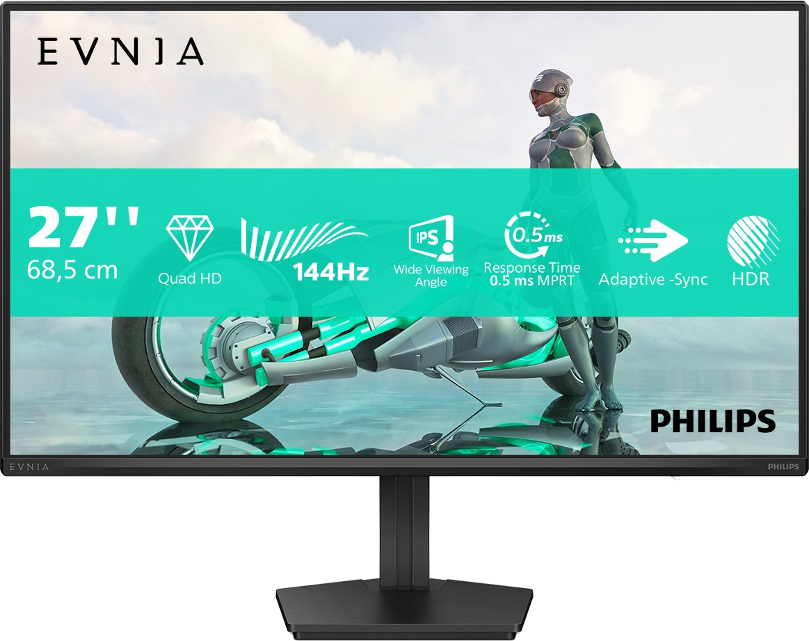Monitor gaming Philips Evnia 27M2N3500NF, 27", QHD 144Hz, i zi