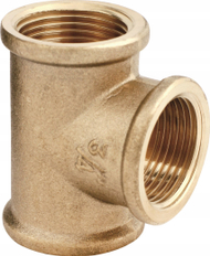 Pjesë lidhëse bronzi Tee, 1/2", për ujë dhe ngrohje