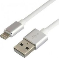 Kabllo USB EverActive CBS-1.5IW, USB A në Lightning, 1.5 m, e bardhë