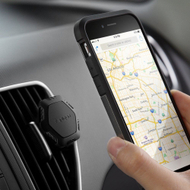 Магнетен држач за автомобил Spigen QS11, универзален, ротација 360°, црн
