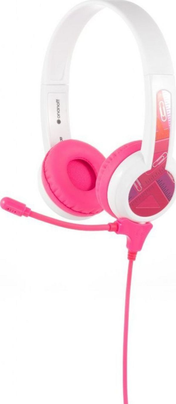 Kufje me mikrofon BuddyPhones, StudyBuddy, të bardha
