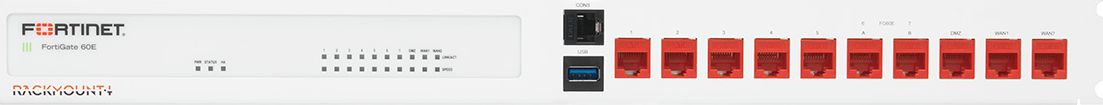 Kit montimi rack Fortinet RM-FR-T10, për FortiGate 60E 60F, 19", 1U