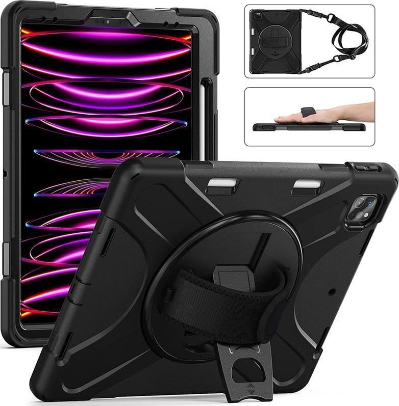 Mbulesë tablet ESTUFF AUSTIN Defender, për iPad Pro 13" 2025 2024, e zezë
