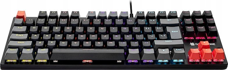 Tastierë mekanike Tracer Gamezone Blade 87, Tenkeyless, RGB, e zezë