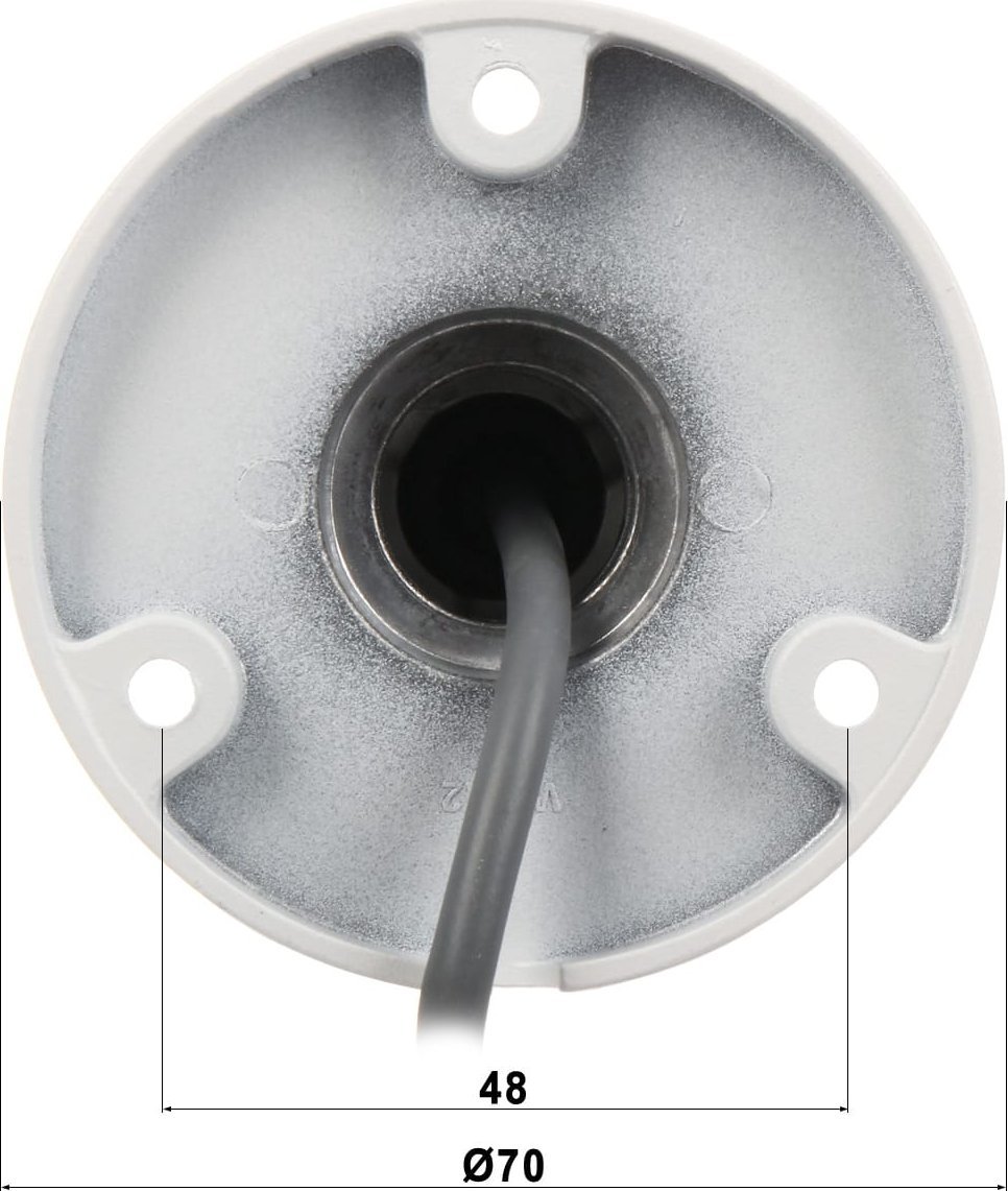 Kamerë sigurie Hikvision DS-2CE17K0T-LFS, 5MP 3K, lentë 2.8mm, IP67, e bardhë