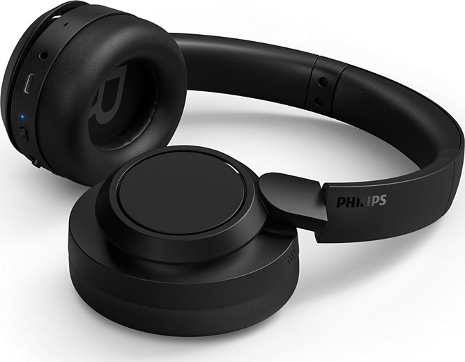 Kufje Philips TAH6509 6000 Series, wireless Bluetooth, me anulim zhurme, të zeza