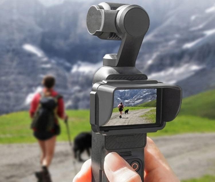 Sunshade ekran LCD për kamera DJI Osmo Pocket 3 PULUZ DOP4854B, i zi