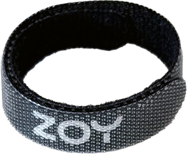 Organizues për kabllo ZOY Velcro, 5m, i zi