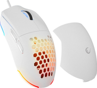 Maus gaming Rampage Blink 825F, USB, 12800 DPI, RGB, i bardhë