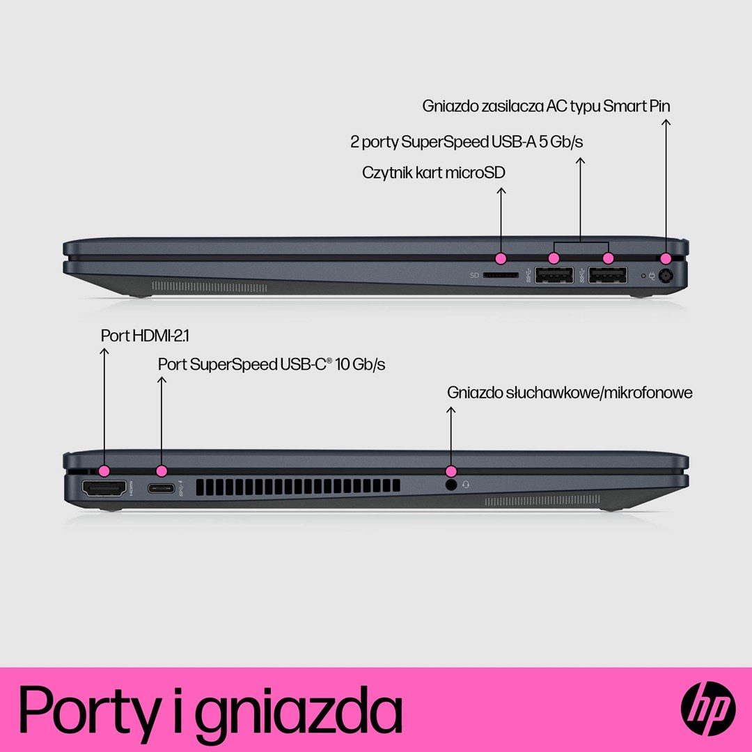 Laptop HP Pavilion x360, 14", Intel i5-1235U, 16 GB RAM, 512 GB SSD, i zi