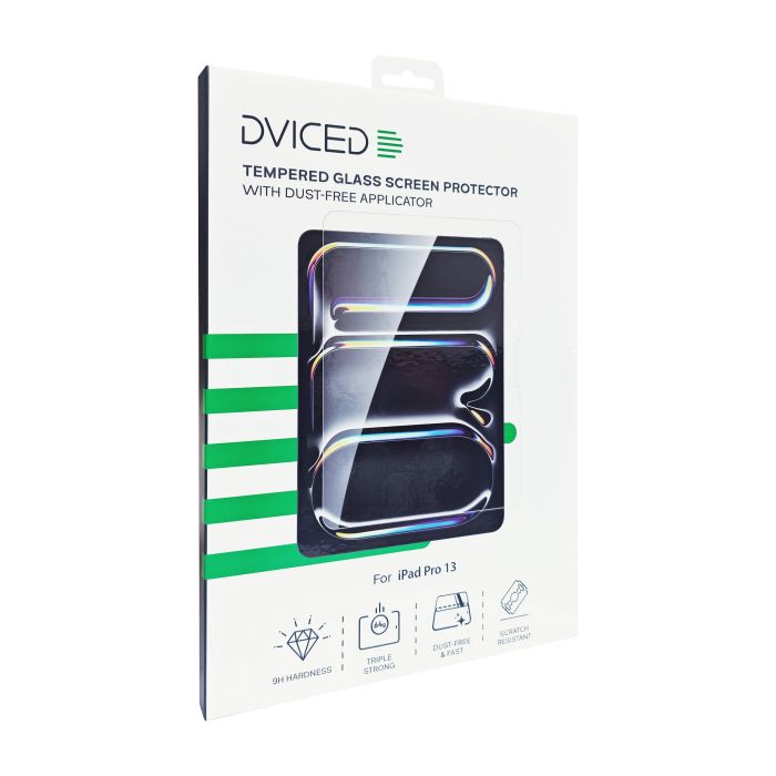 Dviced Tempered Glass Screen Protector For iPad Pro 13-Inch With Dust-Free Applicator