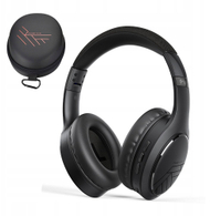 Kufje Bluetooth PowerLocus P19, pa tela, mbi vesh, të zeza