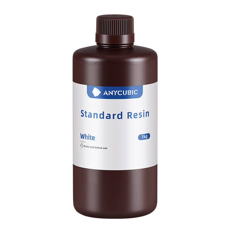Rrëshirë 3D ANYCUBIC Standard Resin White, 1kg, e bardhë