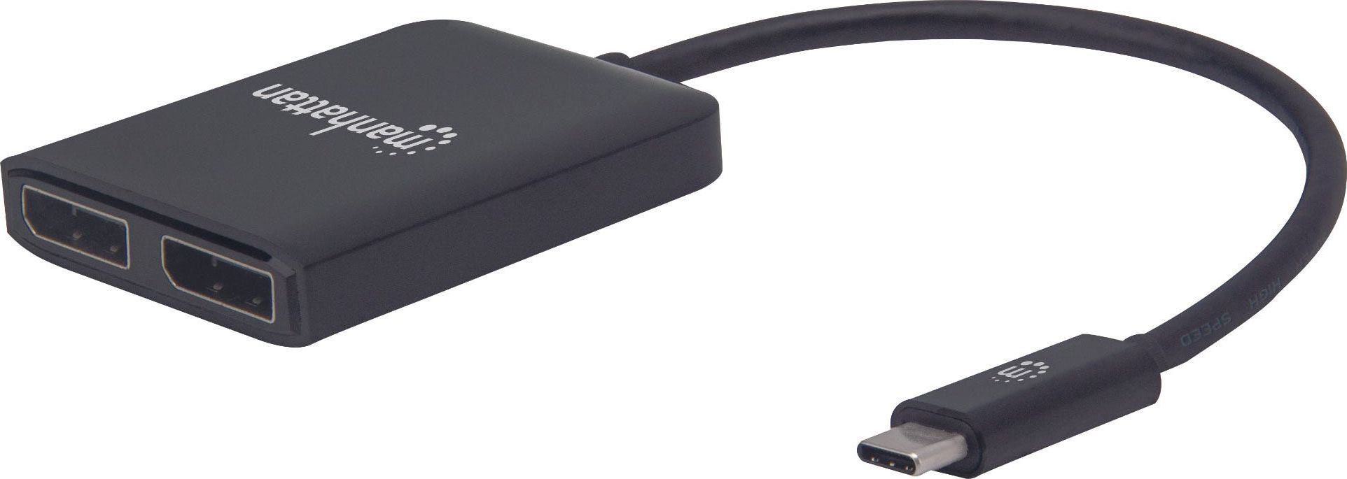 Usb Adapter Manhatan Adapter Manhattan USB C ne Dual DisplayPort, MST, 4K, i zi | Gjirafa50
