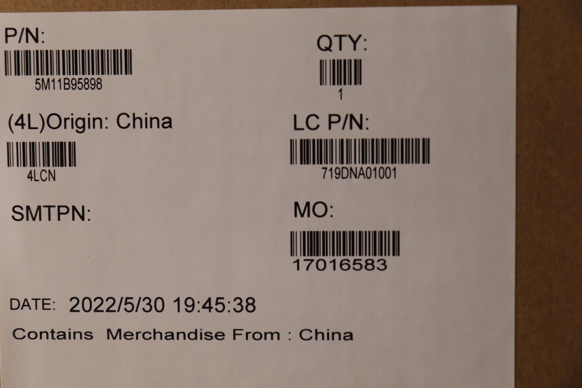 Komponent mekanik Lenovo, pjesë origjinale montimi