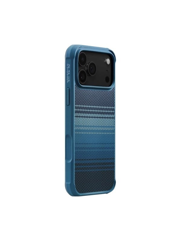 Заштитна маска PITAKA Aramid ProGuard Moonrise, за iPhone 17 Pro Max, компатибилна со MagSafe, црна