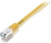 Мрежен кабел Equip, S/FTP, Cat6A, 3м, жолт