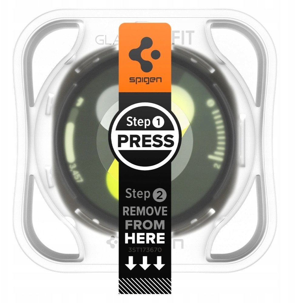 Mbrojtës ekrani Spigen GlasTR EZ FIT për Galaxy Watch 8 44mm, xham i temperuar, set 2 copë, transparent