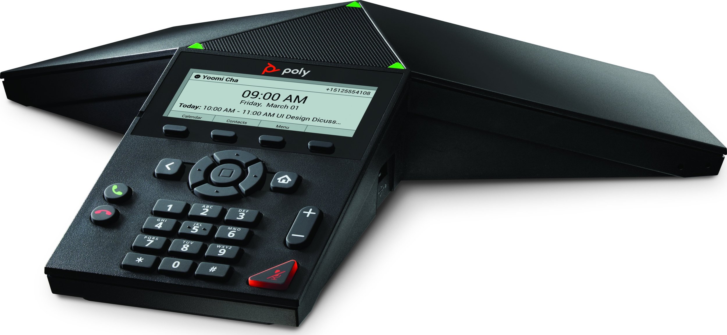 Telefon konferencash IP HP Poly Trio 8300, Wi-Fi, Bluetooth, i zi