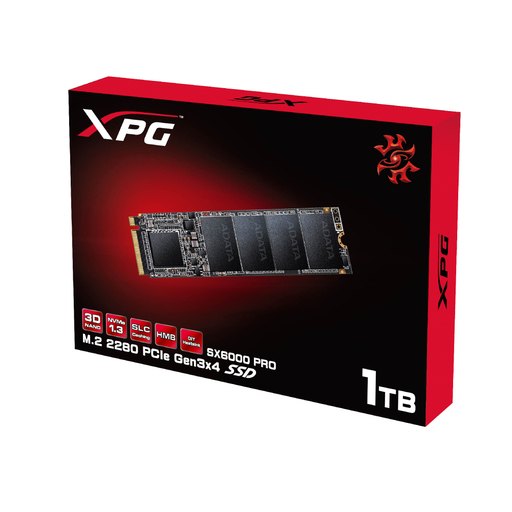 SSD XPG SX6000 Pro, 1TB, M.2 NVMe PCIe 3.0, i zi