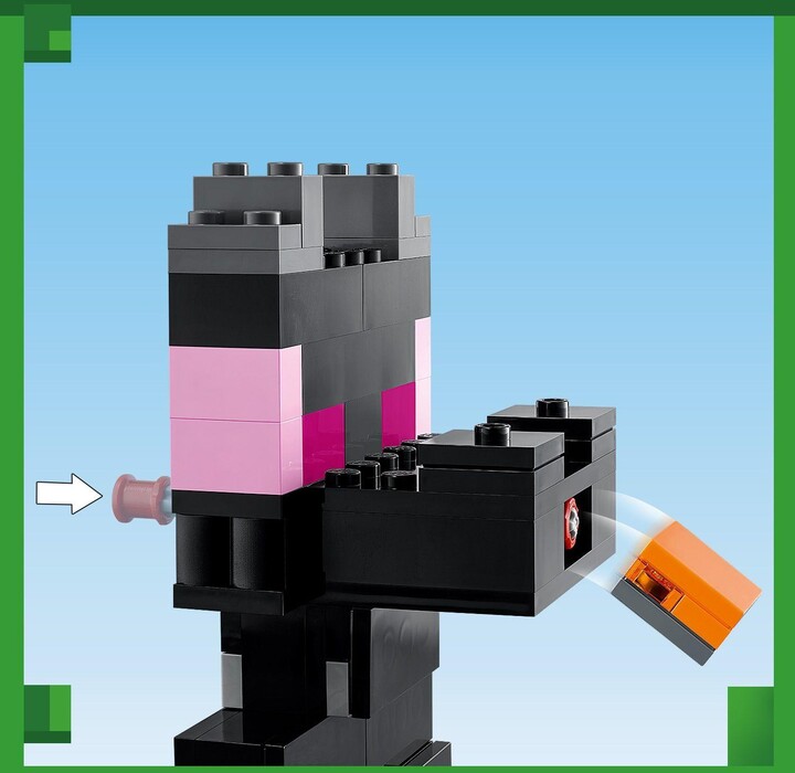 Set LEGO® Minecraft 21242 End Arena, 252 pjesë
