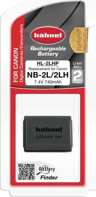 Bateri për kamera Hähnel Canon HL-2LHP NB-2LH, 740 mAh, Li Ion