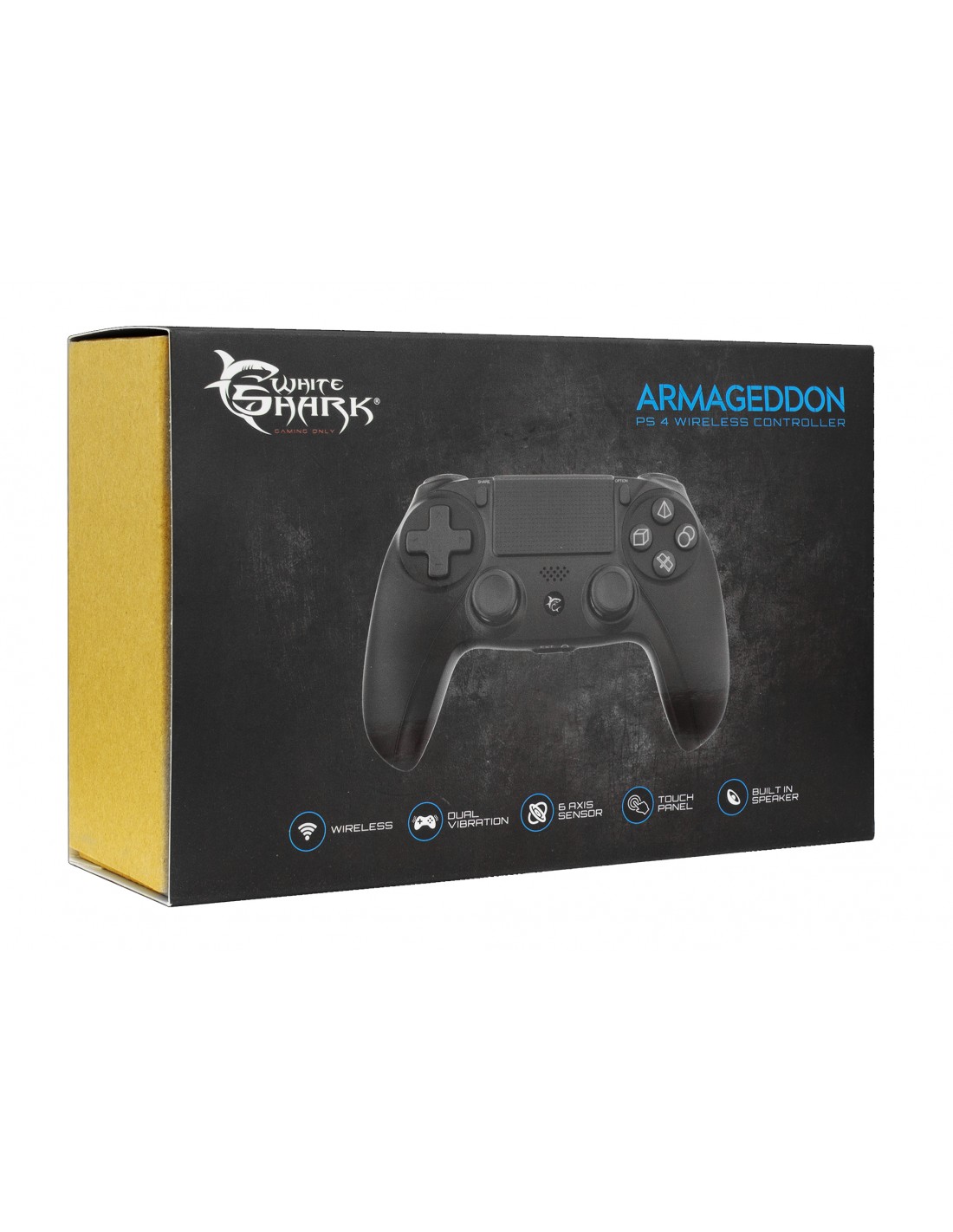 Konzolë White Shark Armageddon GPW-4003, PS4/PS3/PC, e zezë