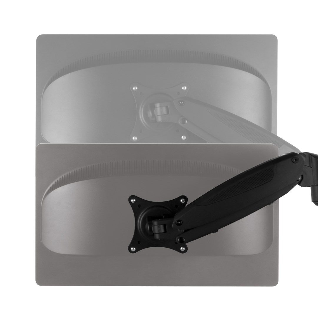 Krah montimi për dy monitorë Arctic Z2-3D (Gen 3), 34", VESA 75/100, 8 kg, 4x USB, i zi mat