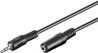 Kabllo Goobay Jack 3.5mm - Jack 3.5mm, 2m, e zezë