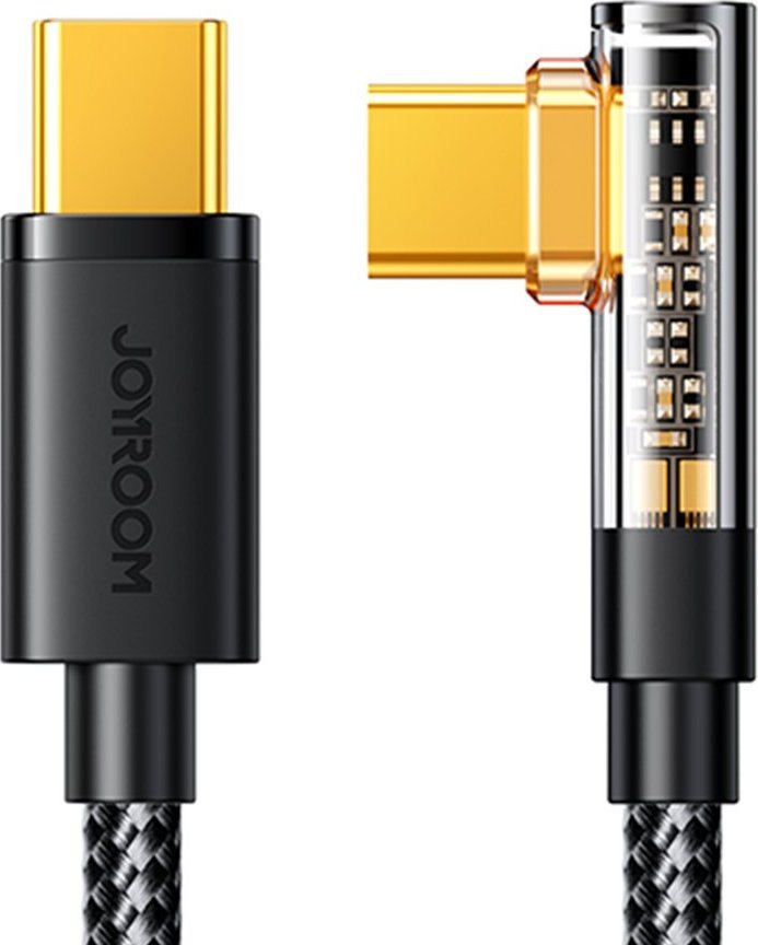 Kabllo USB C në USB C Joyroom JYR651, 1.2m, 100W, e zezë