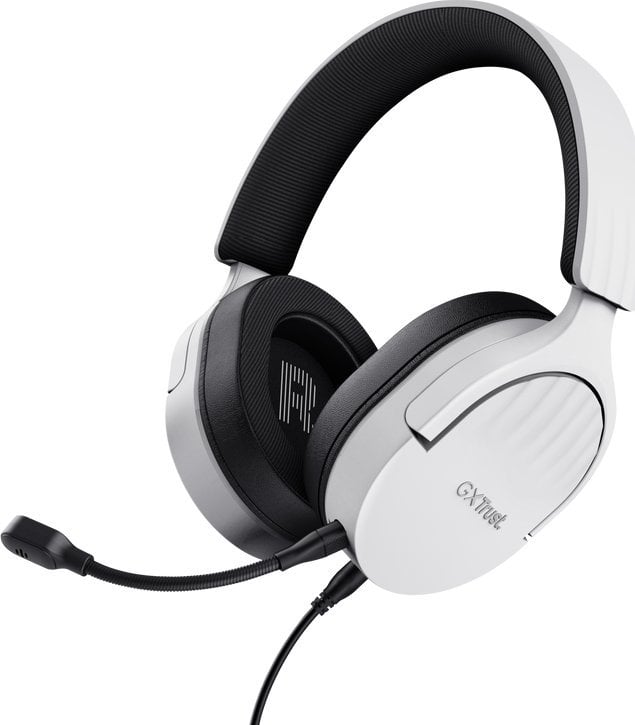 Kufje gaming Trust GXT 489W Fayzo, stereo, me mikrofon, të bardha të zeza