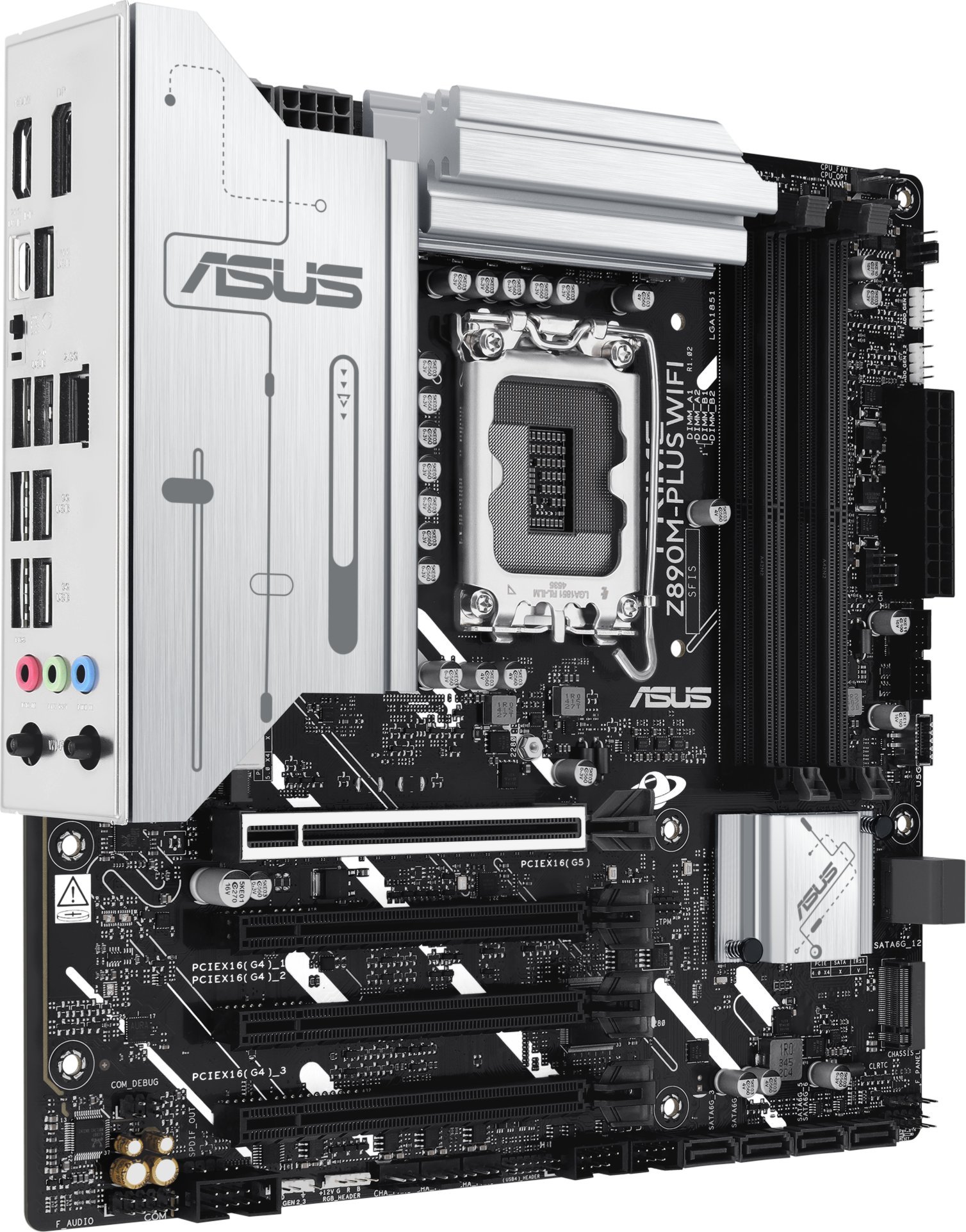 Motherboard ASUS PRIME Z890M PLUS WIFI, Intel Z890, Micro ATX, me WiFi