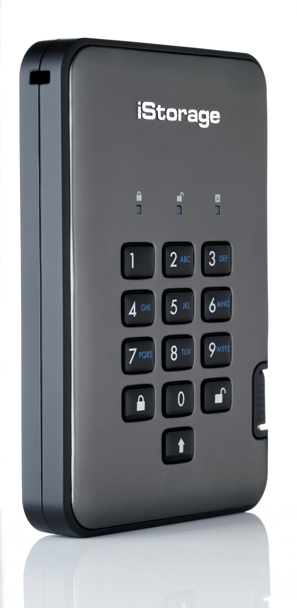 Hard disk i jashtëm iStorage DiskAshur PRO2, 5TB, USB 3.2, i zi
