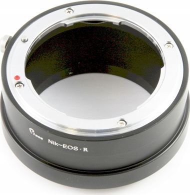 Adapter objektivi Pixco nga Canon RF në Nikon AI AI S, metalik, i zi