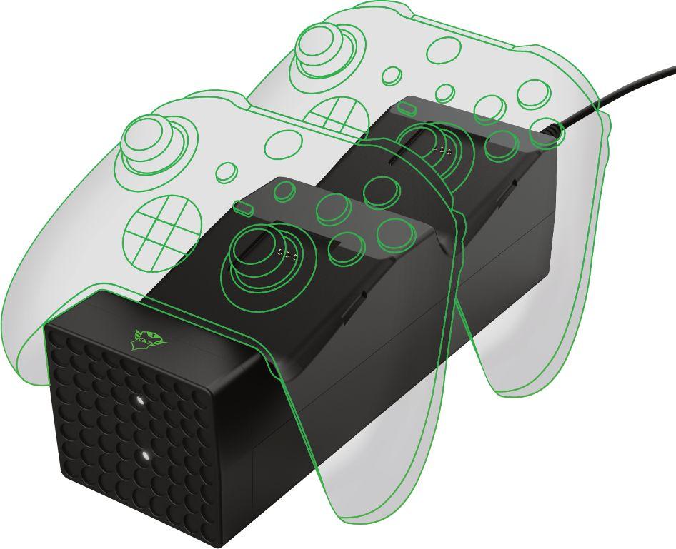 Stacioni i dyfishtë i karikimit Trust GXT250 për pads Xbox Series X / S