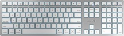 Tastierë CHERRY KW 9100 SLIM for Mac, USB Bluetooth, AZERTY frëngjisht, argjendi