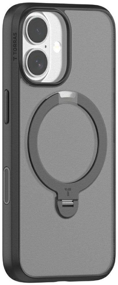 Mbulesë telefoni Torras Ostand Spin Series, për iPhone 17, me MagSafe, e zezë