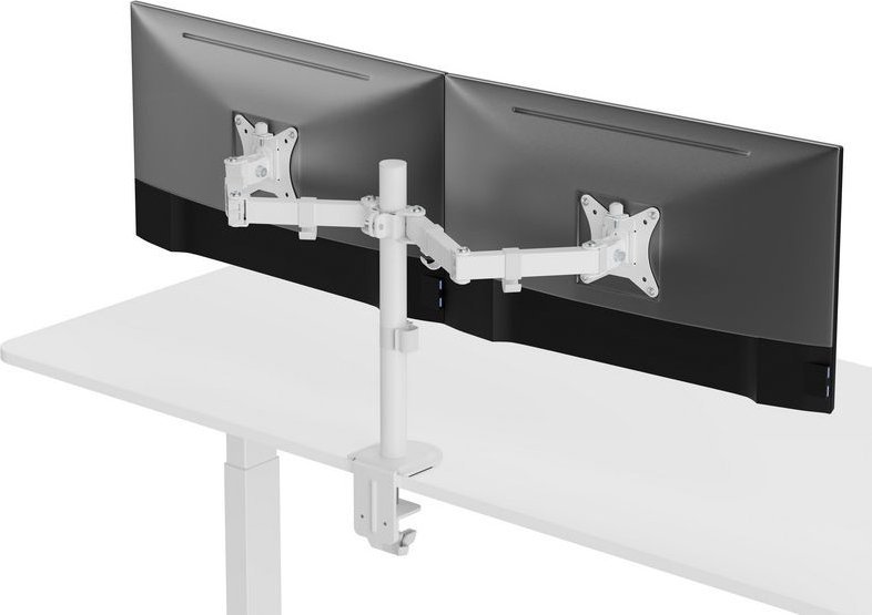 Stendë tavoline për TV Equip 650167, deri 32", VESA 100x100, e bardhë