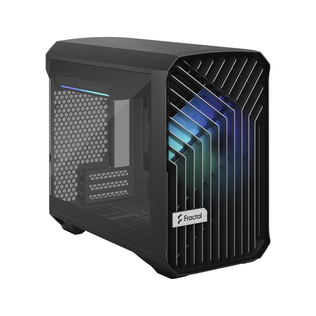 Kasë Fractal Design Torrent Nano RGB Black TG Light Tint, e zezë