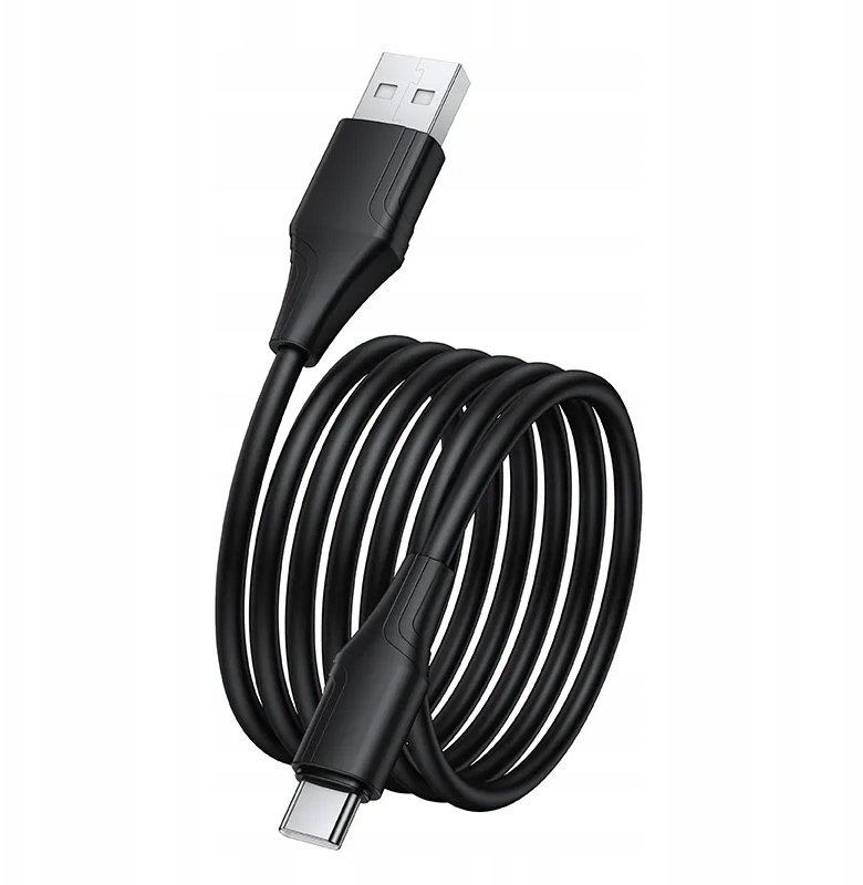 Kabllo karikimi HOCO Bien X124 Type C, 1m, 2.3A, e zezë