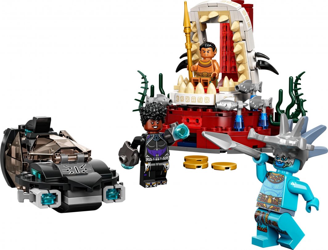 Set LEGO® Marvel 76213 King Namor's Throne Room, 355 pjesë
