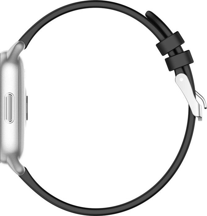 Smartwatch G. Rossi SW009-5, ekran TFT HD, IP67, argjendtë e zezë